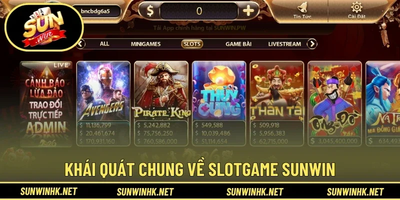 Đôi nét chung về Slotgame Sunwin